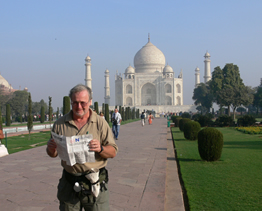 Rolly at the Taj Mahal 2006