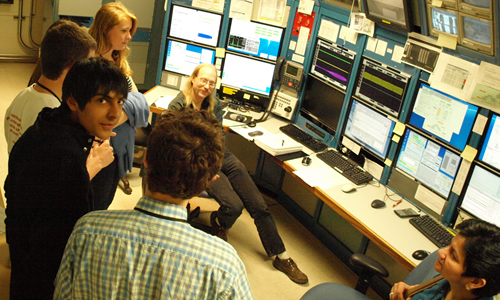 Appleby Colllege in the Control Room